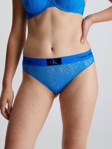 Slip '1996' Calvin Klein Underwear en bleu : devant