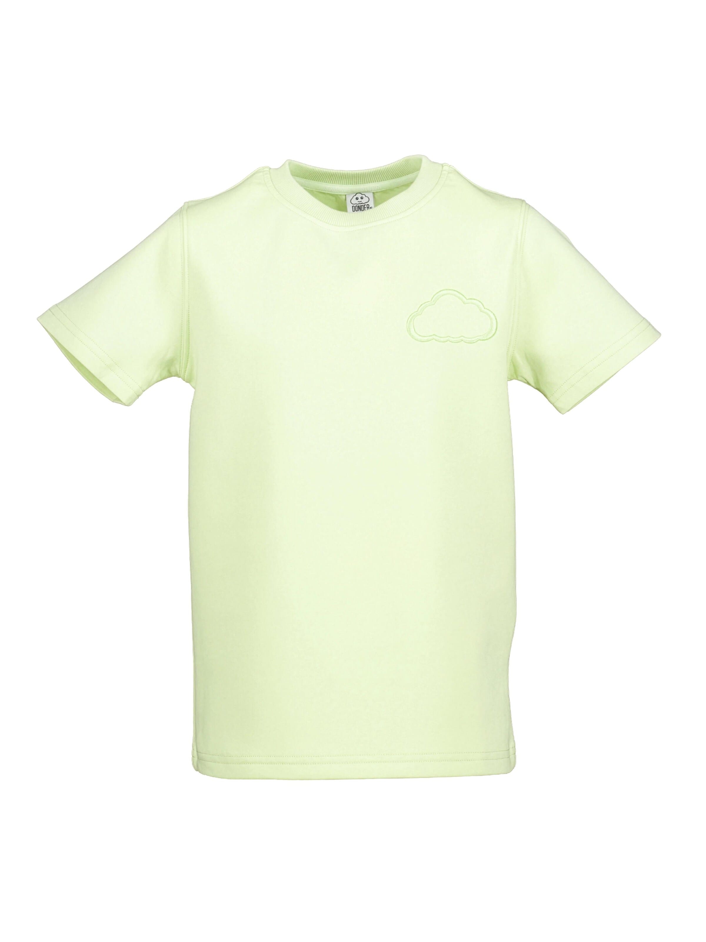 Donder Shirt 'Heavy Tee Essential Canary Yellow' in Green: front