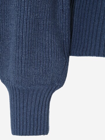 Geacă tricotată 'MALENA' de la OBJECT Petite pe albastru