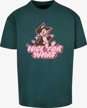 T-Shirt 'Nice for what' MT Upscale en vert : devant