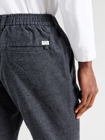 JACK & JONES Конический (Tapered) Брюки со складками 'JPSTACE CEASER' в Синий