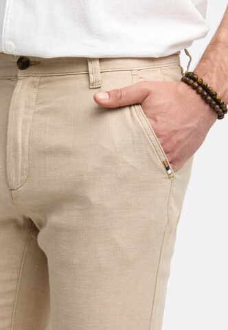 INDICODE JEANS Regular Broek in Beige