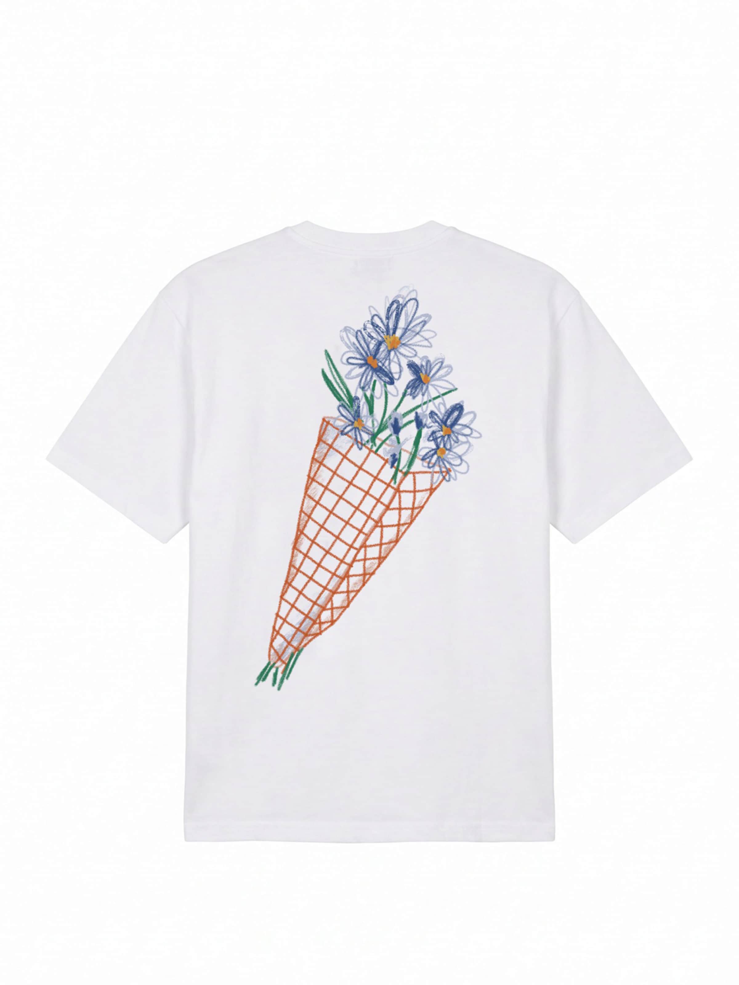 BALMOHK Bluser & t-shirts 'BAD DECISIONS' i hvid