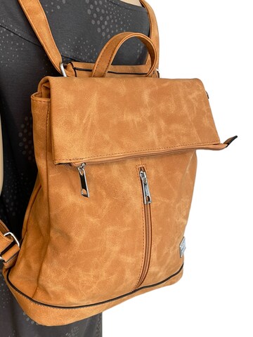 Kumixi Rugzak '2in1 Rucksacktasche' in Bruin