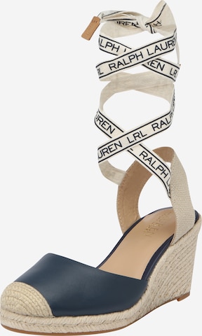 Lauren Ralph Lauren Γόβες slingback σε μπλε: μπροστά