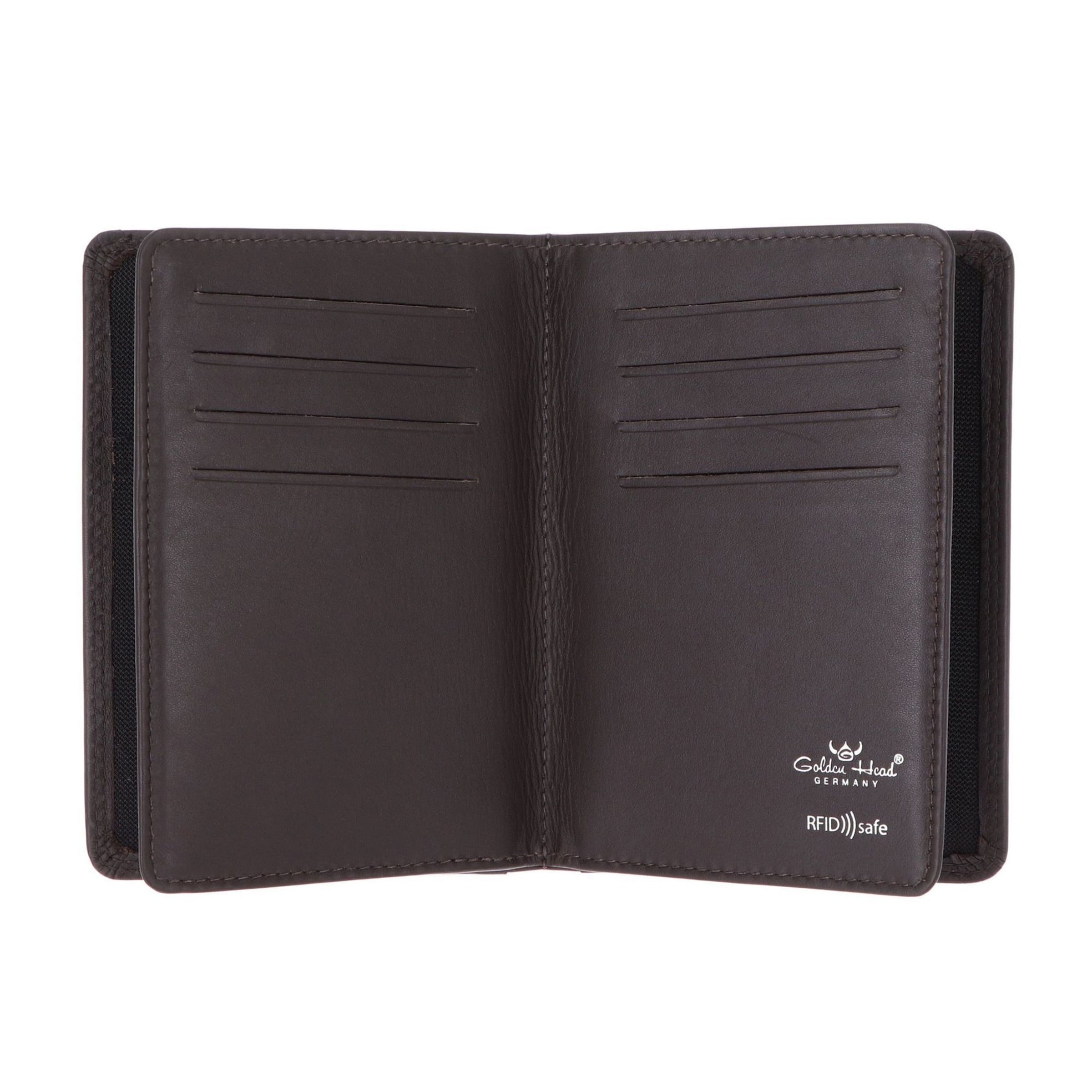 Astuccio 'Polo' di GOLDEN HEAD in marrone