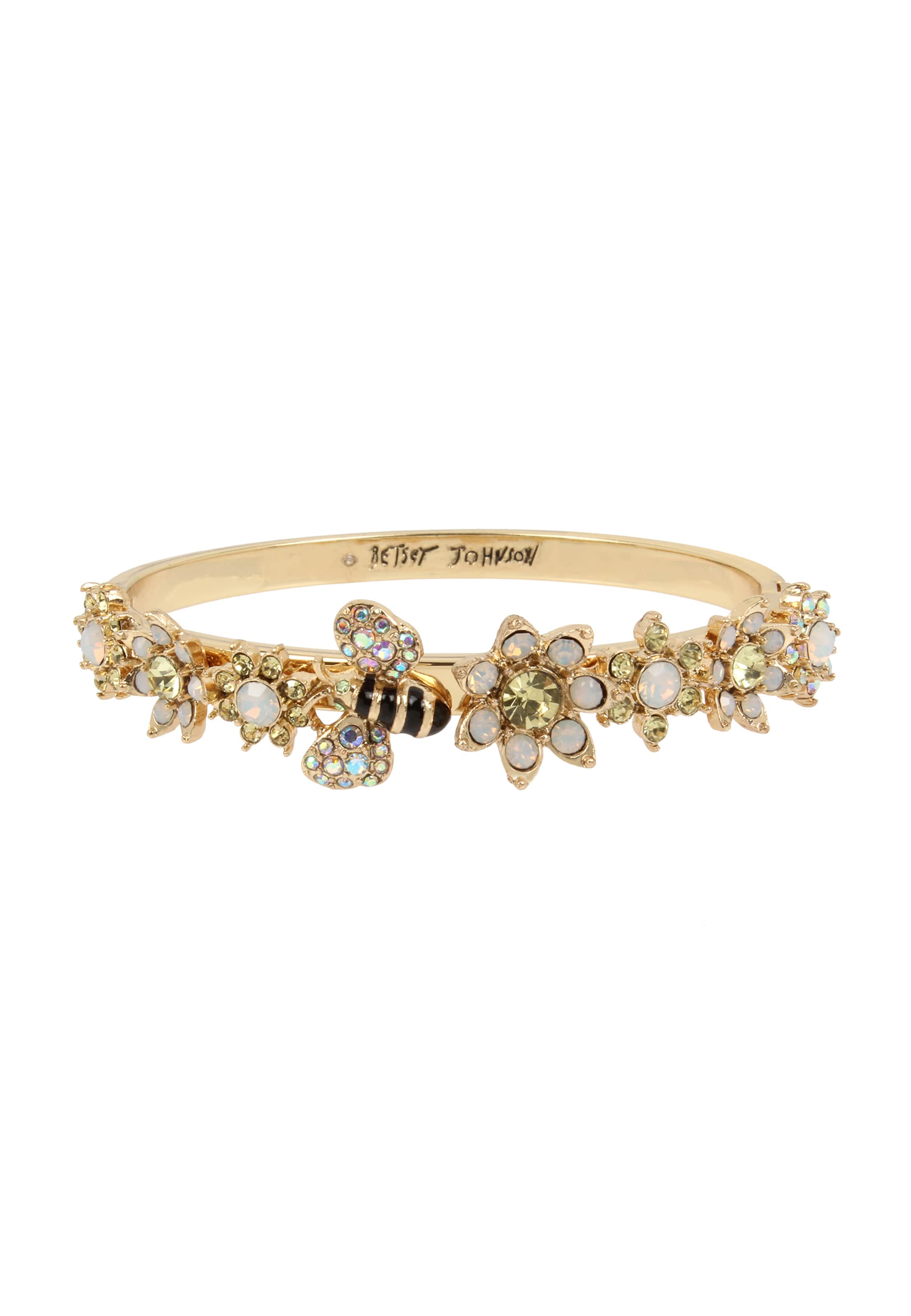 Betsey Johnson Armband 'Hummel & Blume' in Goud: voorkant