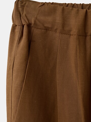 Wide leg Pantaloni cutați 'Vbtexas' de la MANGO pe maro