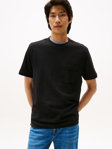 Maglietta di TOMMY HILFIGER in nero: frontale