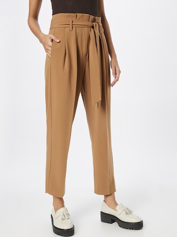 b.young Loose fit Pleat-front trousers 'DANTA' in Brown: front