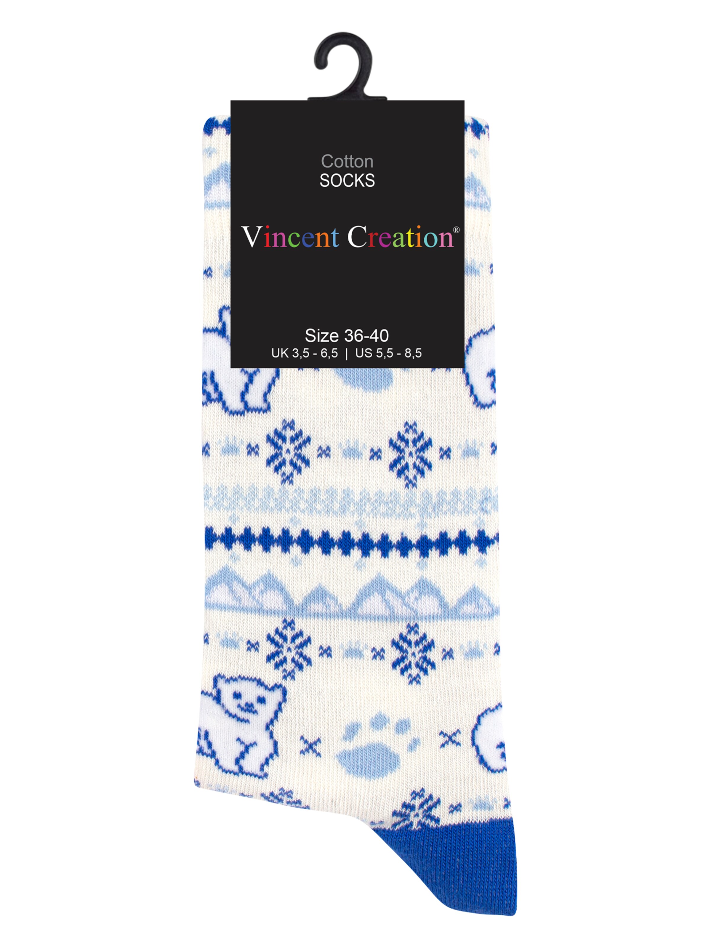 Calzino di Vincent Creation in blu