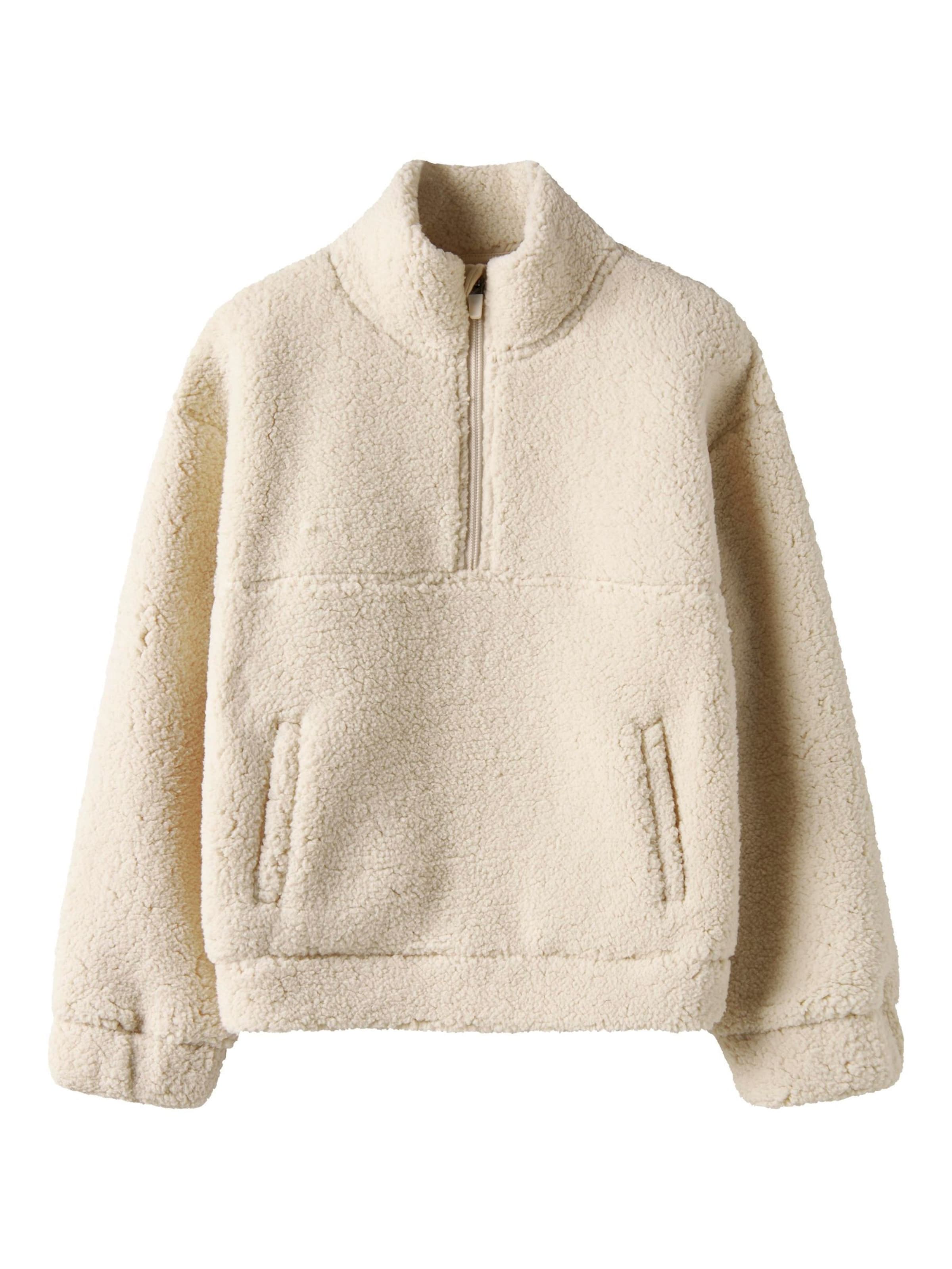 NAME IT Sweatshirt i hvid: forside