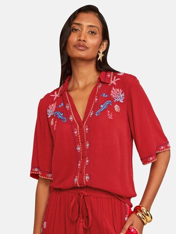 love & roses Blouse in Red: front