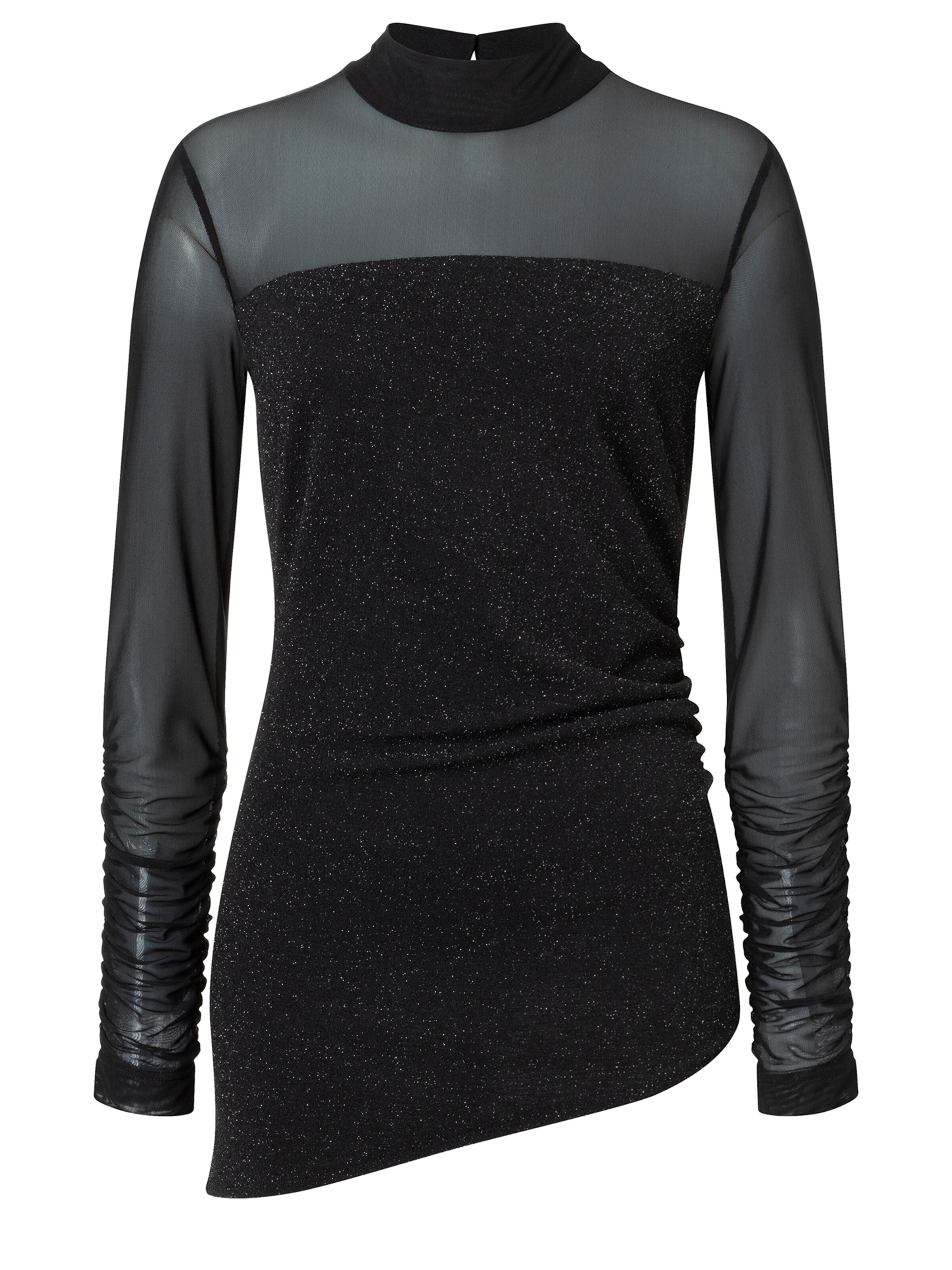 Ana Alcazar Shirt 'Tarla' in Zwart: voorkant