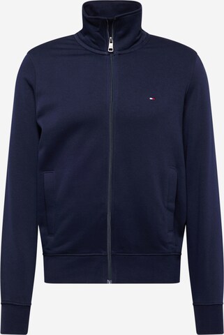 TOMMY HILFIGER - Sudadera con cremallera en azul: frente