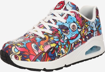 SKECHERS Platform trainers 'UNO' in Mixed colours: front