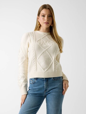MARCIANO LOS ANGELES Pullover in Weiß: Vorderseite