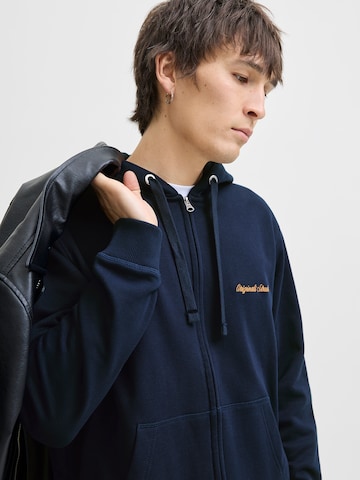 JACK & JONES Sweat jacket 'JORNORREBRO' in Blue
