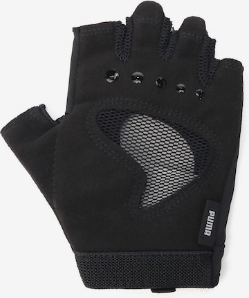 PUMA Athletic Gloves in Black