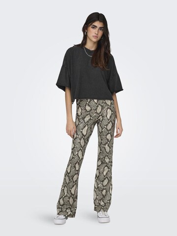 évasé Pantalon 'SHAKIRA' ONLY en gris