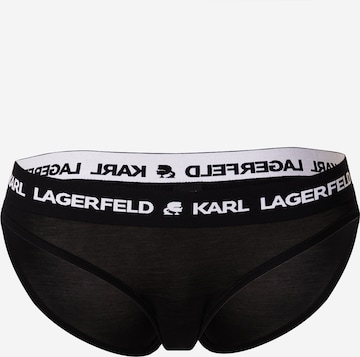 Karl Lagerfeld Slip - fekete: elől