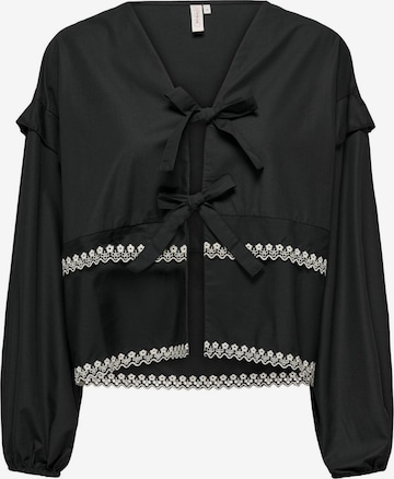 ONLY Carmakoma Blouse in Zwart: voorkant