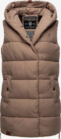 NAVAHOO Bodywarmer 'Madilynaa' in Grijs: voorkant