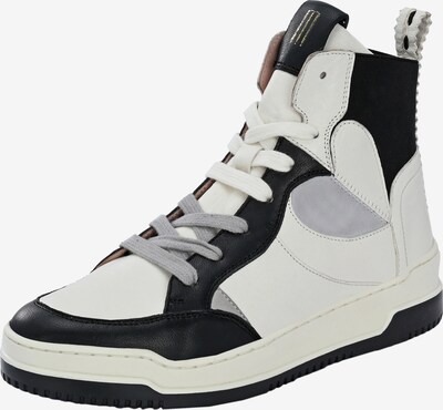 Crickit Sneakers hoog 'OFELIA' in de kleur Lichtgrijs / Zwart / Wit, Productweergave