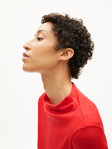 ARMEDANGELS Longsleeve CALUNAA in Rot
