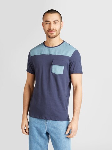 BLEND T-Shirt in Blau: Vorderseite