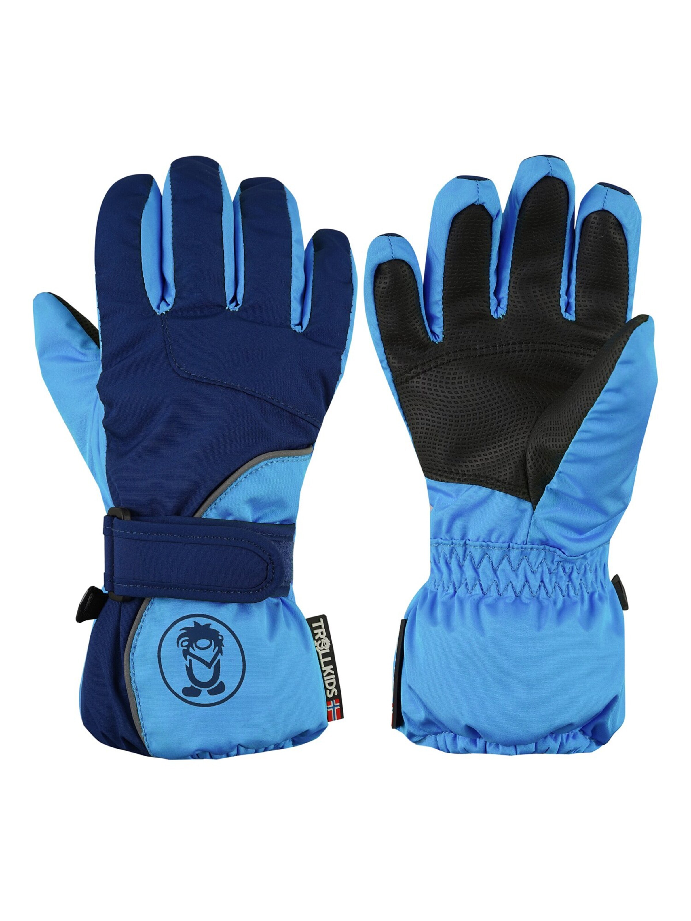 TROLLKIDS Gloves in Blue: front
