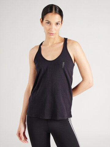 Champion Authentic Athletic Apparel Αθλητικό τοπ σε μαύρο: μπροστά