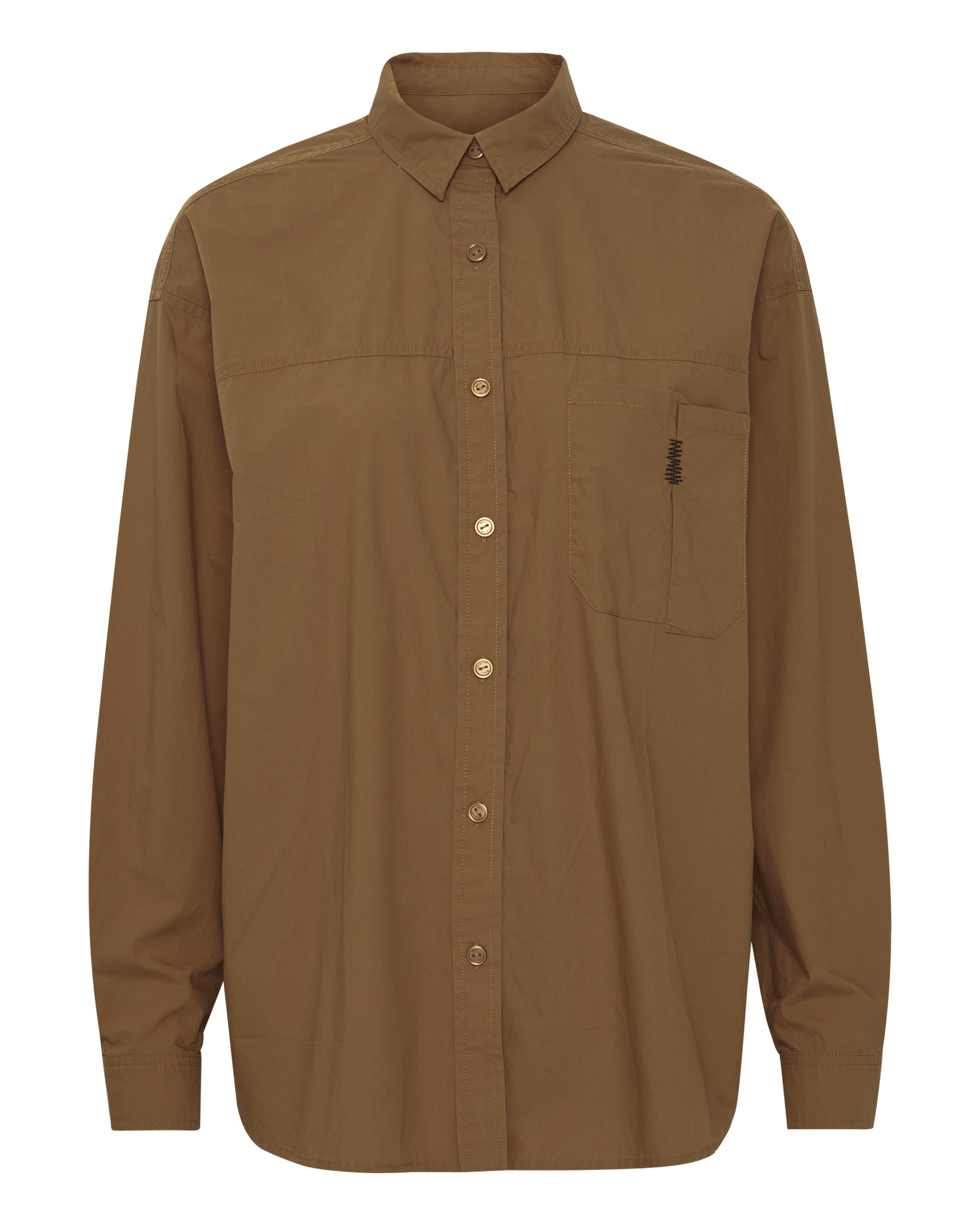 Ball Blouse 'FIBIO' in Brown: front