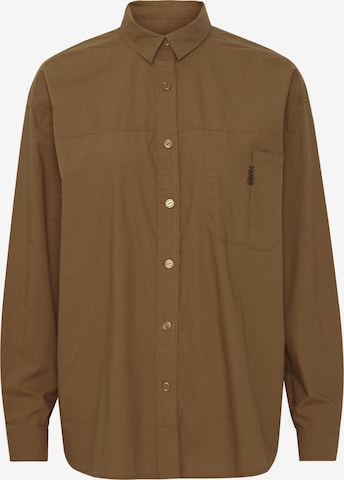 Chemisier 'FIBIO' Ball en marron : devant