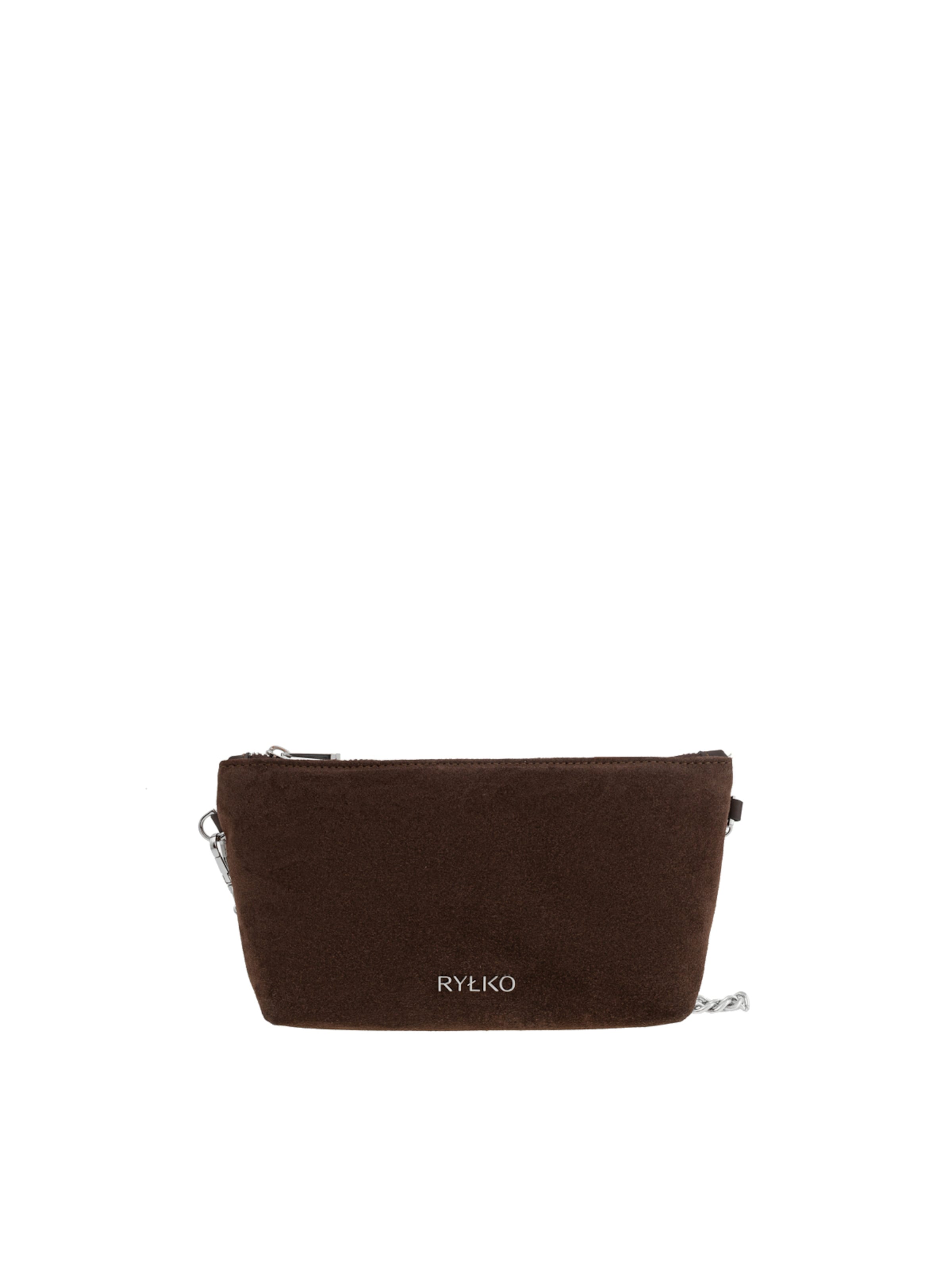 RYŁKO - Bolso de hombro en marrón: frente