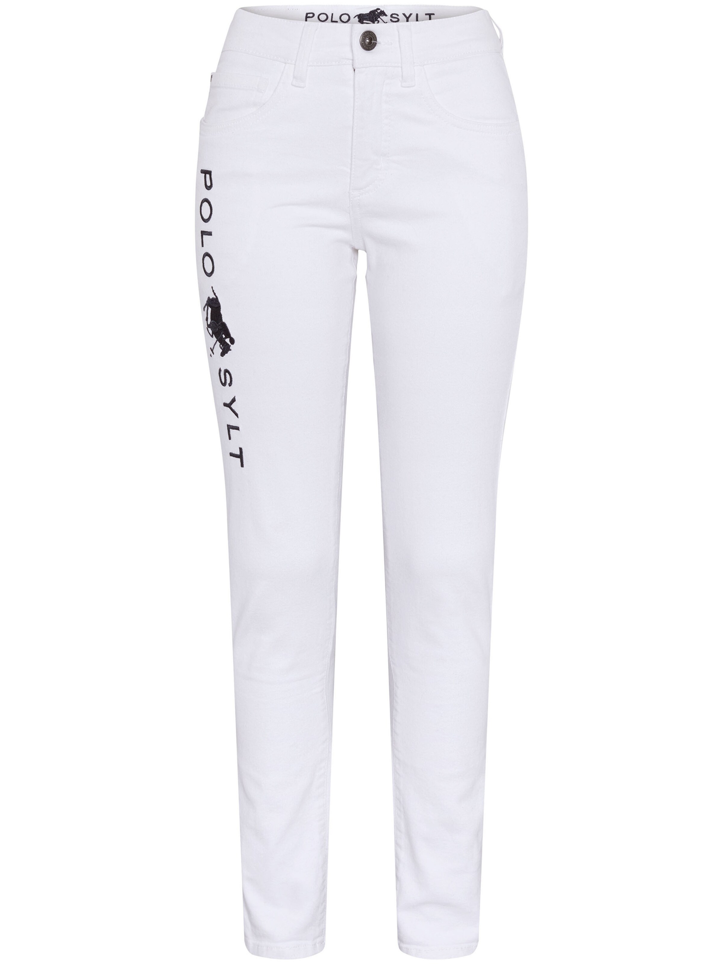 Polo Sylt Slimfit Jeans in Weiß: Vorderseite