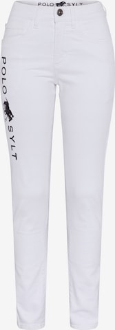 Polo Sylt Slim fit Jeans in White: front