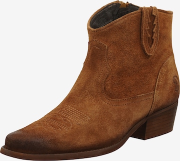 Bottes de cowboy FELMINI en marron : devant