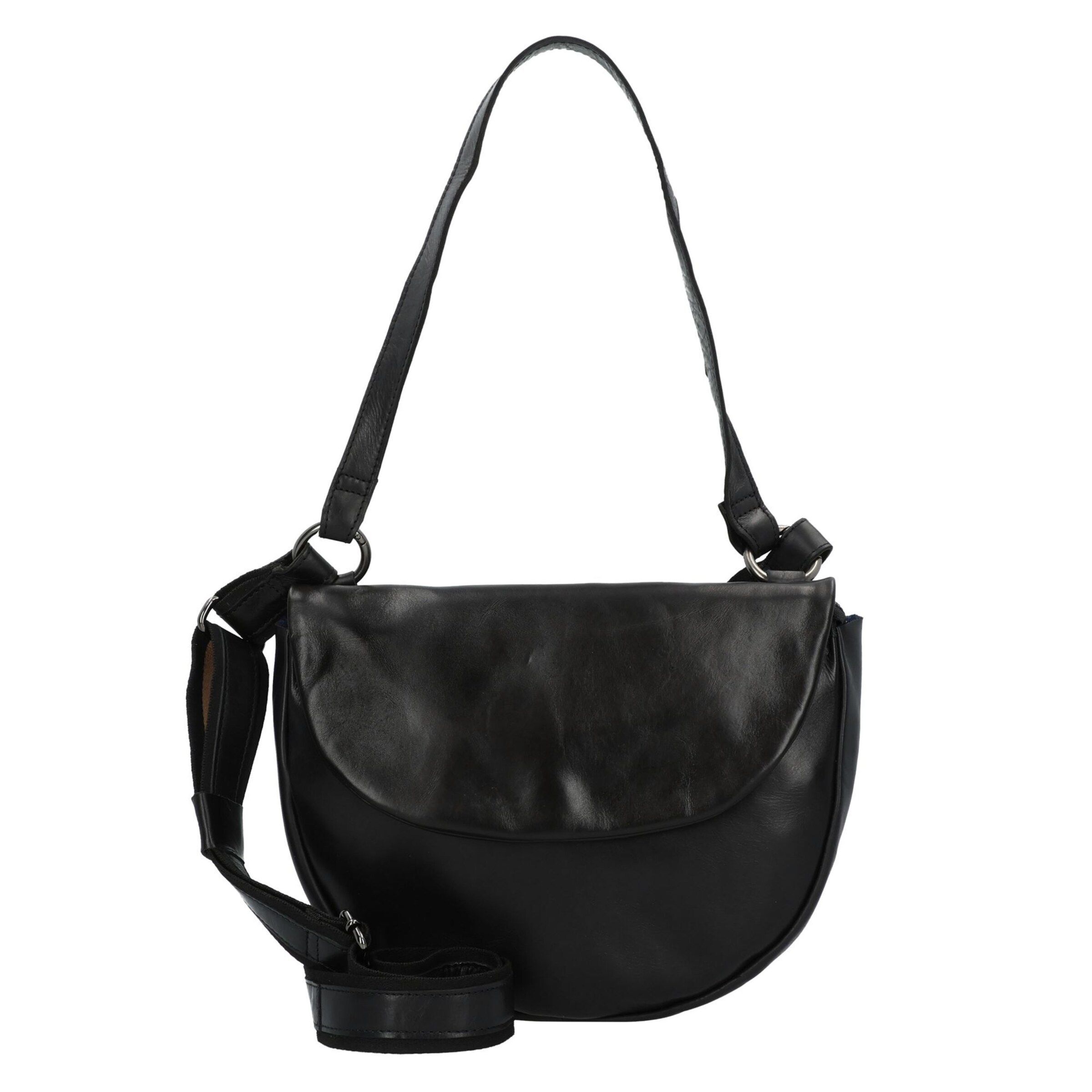 Harold's Schultertasche 'Caugio' in Schwarz: Vorderseite
