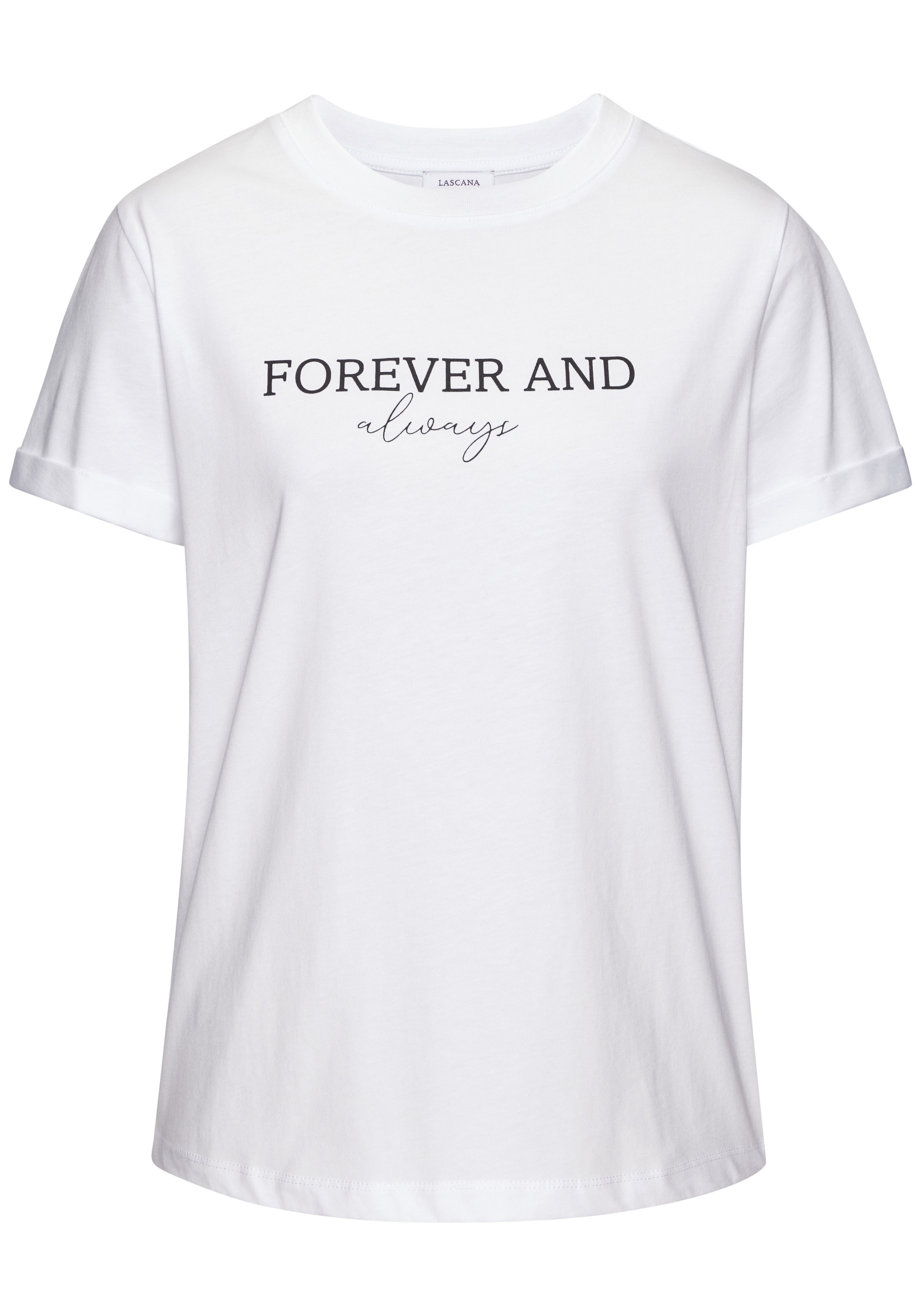 LASCANA Shirt in White: front