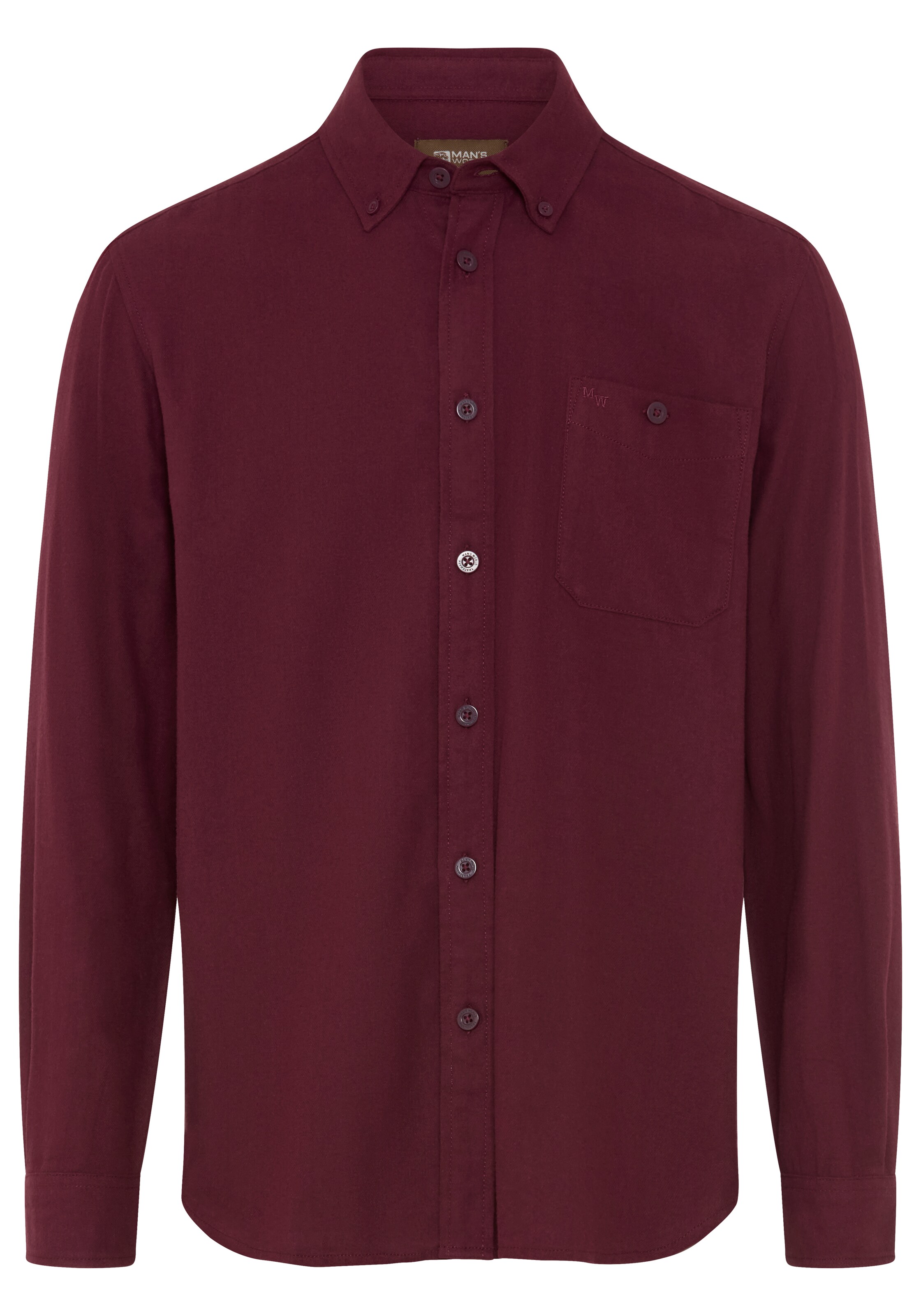 Man's World Regular fit Button Up Shirt in Red: front