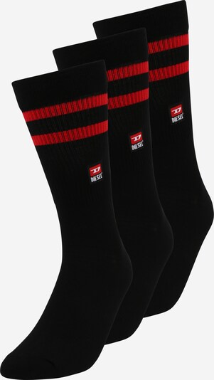 DIESEL Sokken in de kleur Rood / Zwart, Productweergave