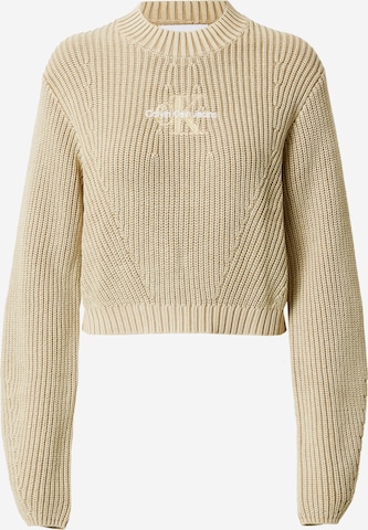 Calvin Klein Tröja i beige: framsida