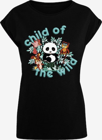 T-shirt 'Heroes of Childhood Tao Tao Child Of The Wild' F4NT4STIC en noir : devant