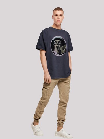 F4NT4STIC Shirt 'Elton John Vintage Circle' in Blue