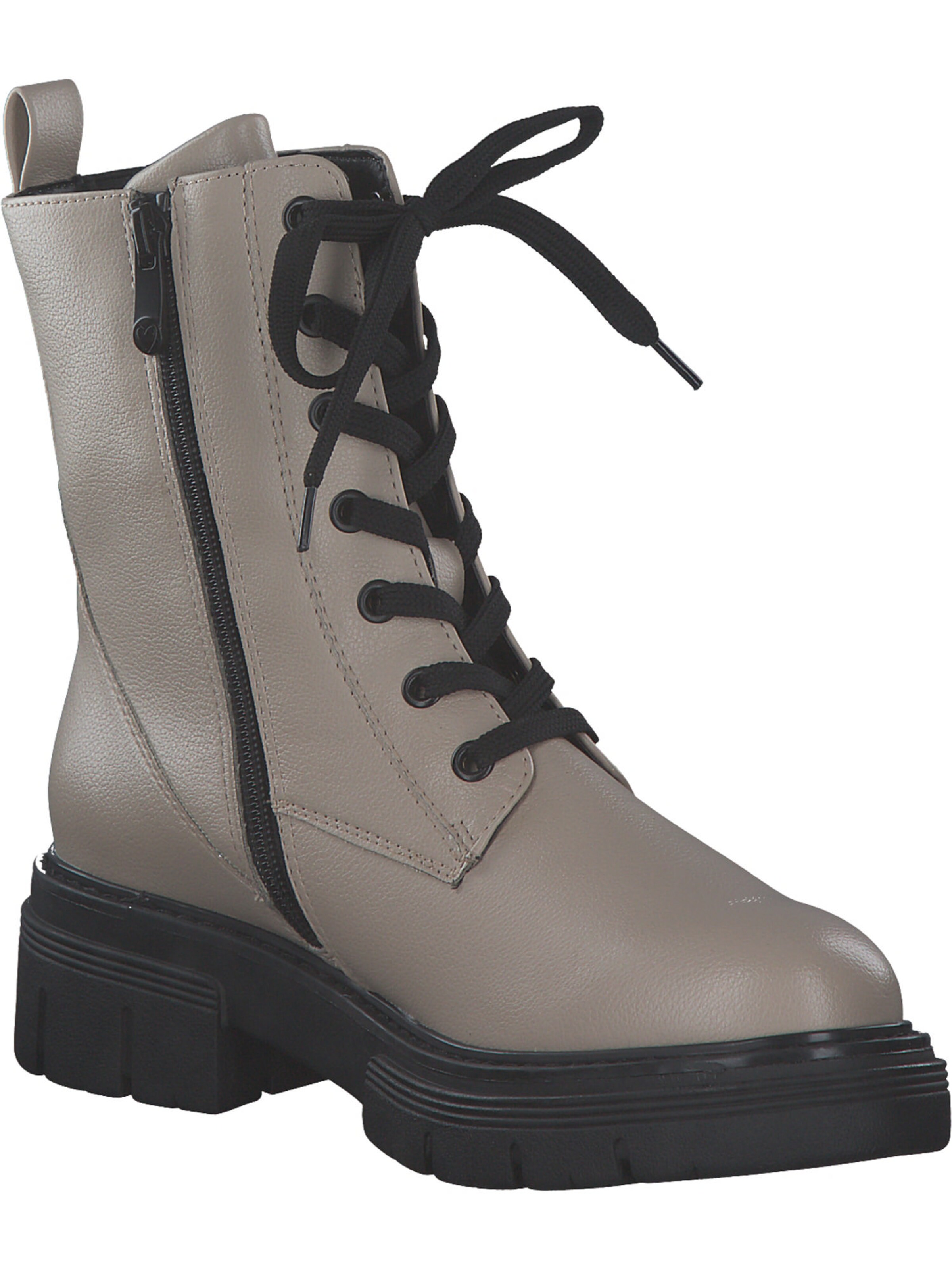 MARCO TOZZI Schnürstiefelette in Beige