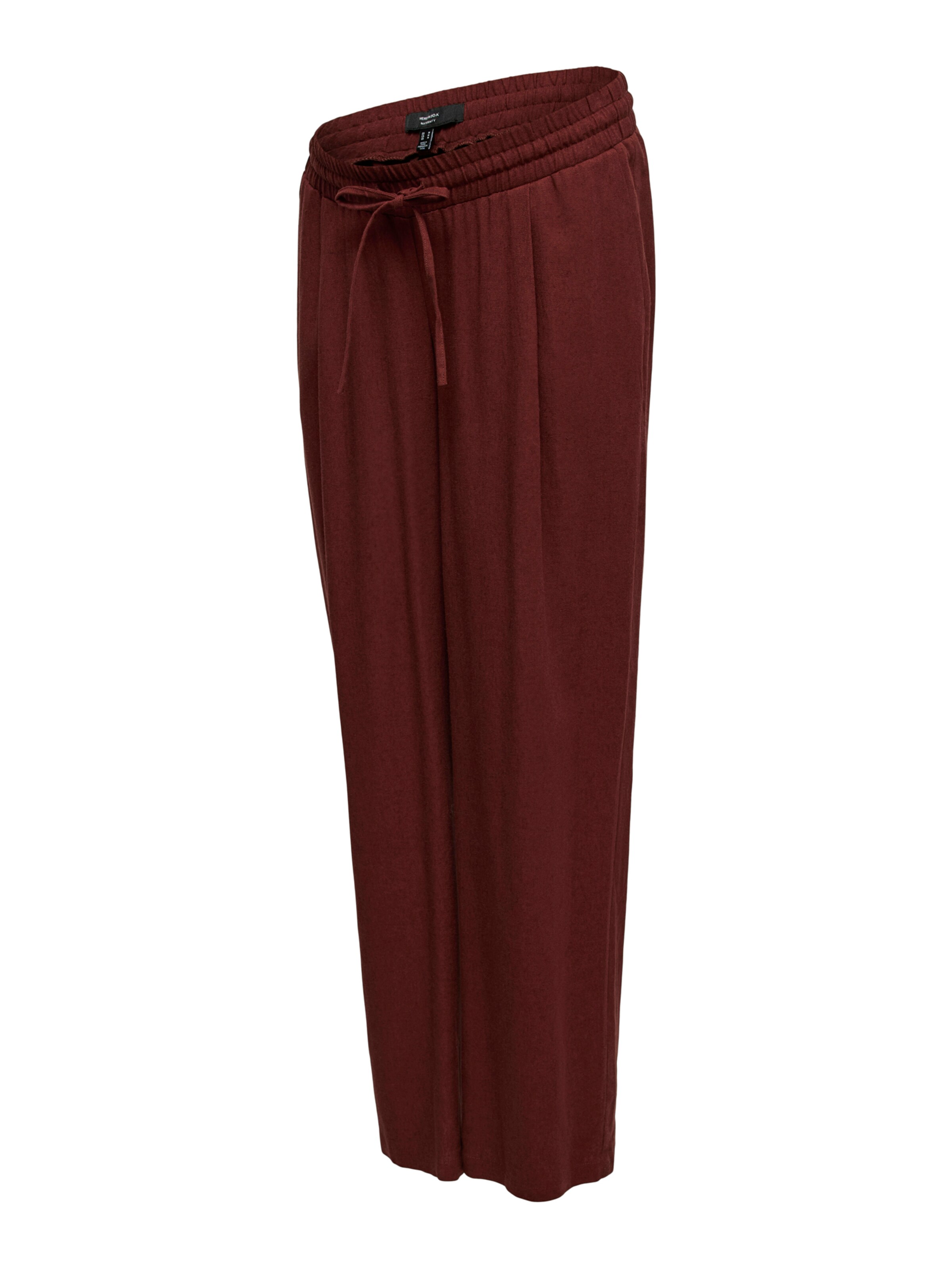 Vero Moda Maternity Свободный крой Брюки со складками 'VMMJESMILO' в Красный: спереди