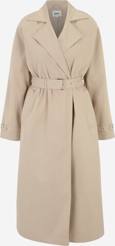 Manteau mi-saison 'April' Only Tall en beige : devant