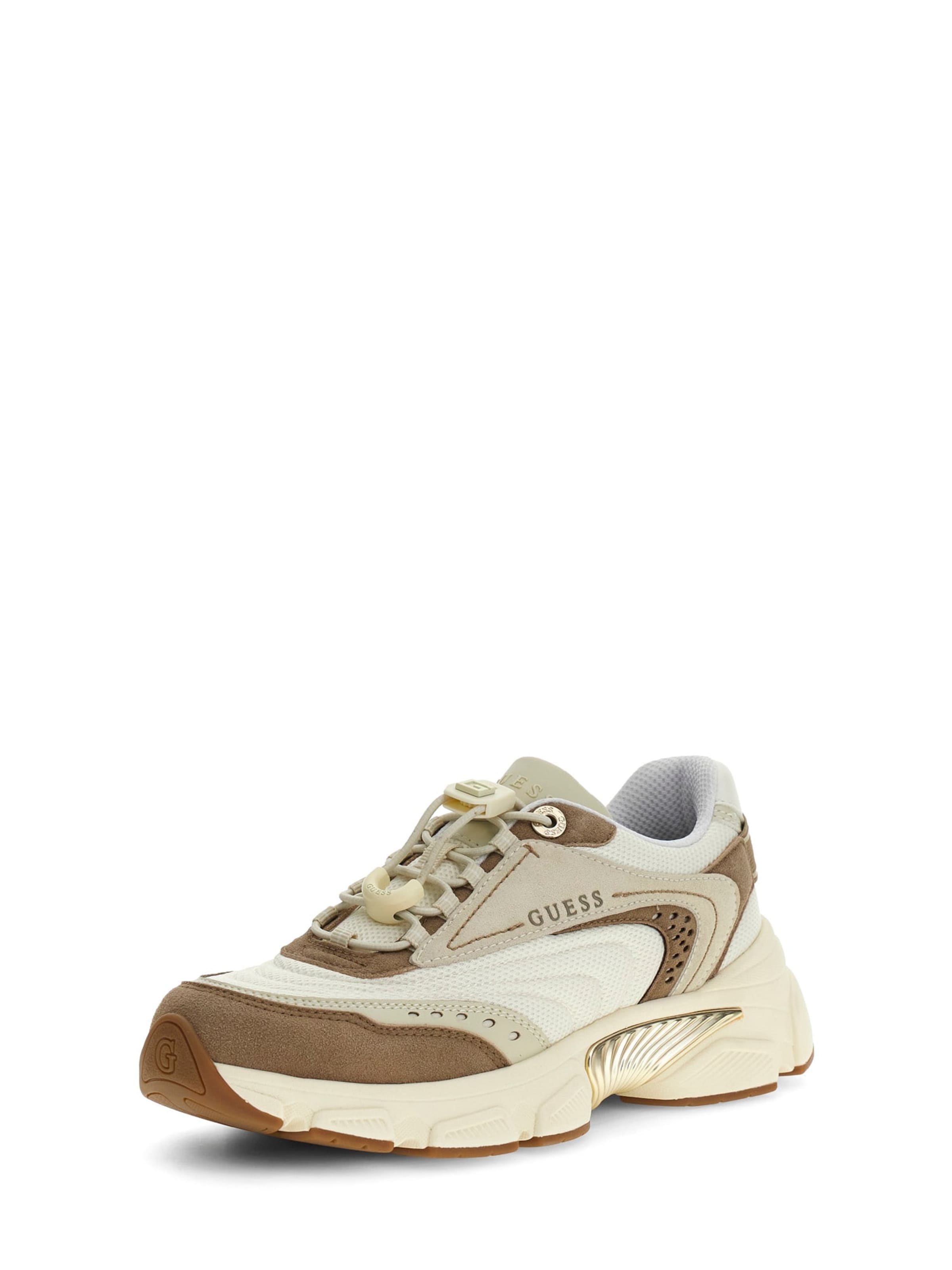 GUESS Sneaker 'IMERI' in Braun: Vorderseite