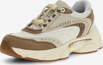 GUESSNiske tenisice 'IMERI' - smeđa boja: prednji dio